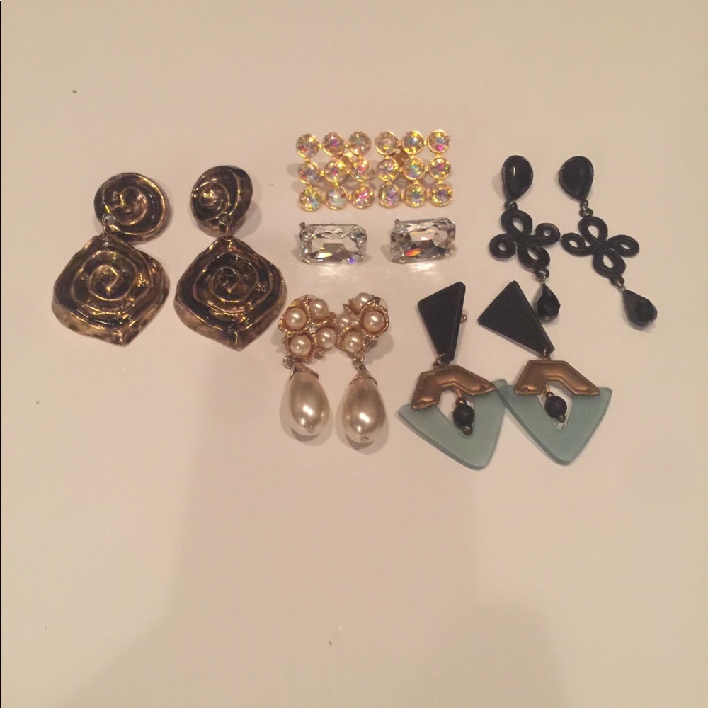 ‼️ sale 2 for $ 15 Vintage lot earrings